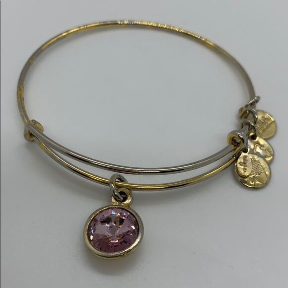 Genuine Alex and Ani Birthstone Bangle - Picture 1 of 3